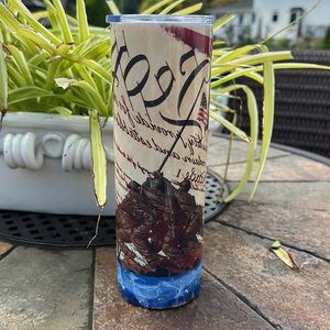 🎉5/$20🎉 Raising of the Flag 30 oz metal skinny tumbler